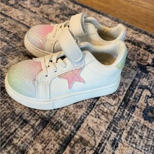 Sparkly star toddler sneakers